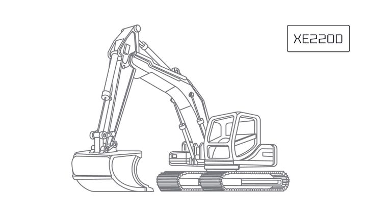 Экскаватор XCMG XE220D